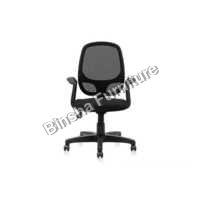 Office Workstation Chair - High-quality Fabric, Modern Design , Easy To Clean Black Finish With Excellent Lumbar Support