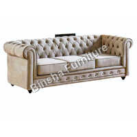 Binsha Chesterfield Sofa - Dimensions: 82"*32" Inch (in)