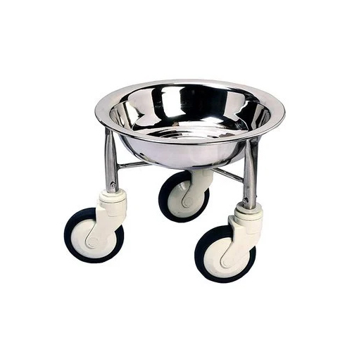 Stainless Steel Kick Bucket - Color: Silver