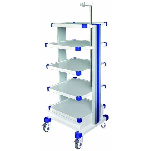 Medical Equipment Trolley - Color: White