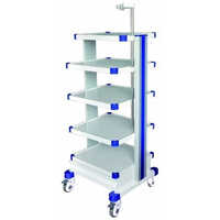 Medical Equipment Trolley - Color: White