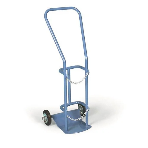 Oxygen Cylinder Trolley - Color: Blue