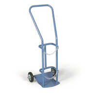 Oxygen Cylinder Trolley - Color: Blue