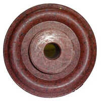 Ultra High Molecular Weight Polyethylene Trolley Wheel - 6x2 Inch Wheel, 500 Kg Load Capacity, Brown Powder Coated Finish, 75-200 Mm Sizes