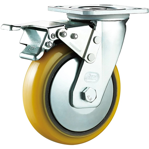 Heavy Duty Caster Wheel - Color: Yellow