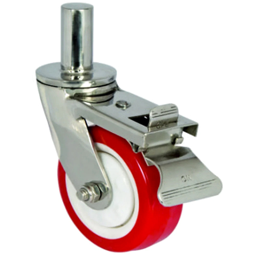 Ss304 Caster Wheel - Color: Red