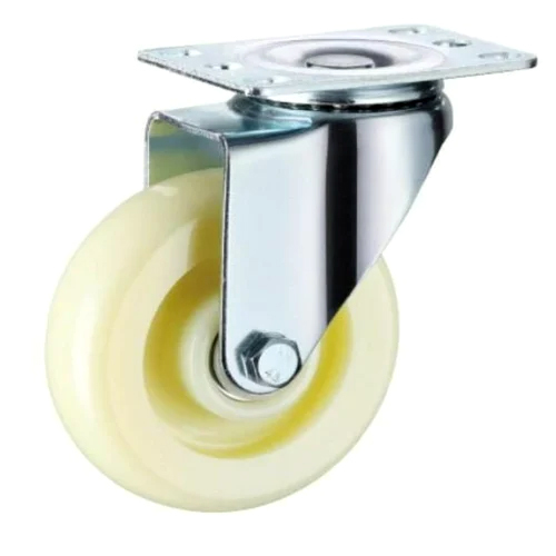 Medium Duty Nylon Wheel - Color: White