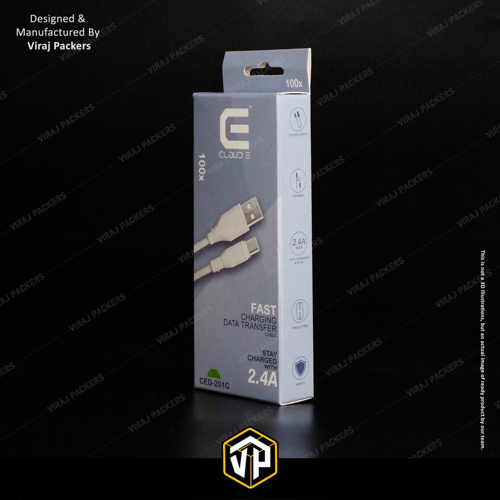 Data Cable Packaging Boxes - Material: Kraft Paper