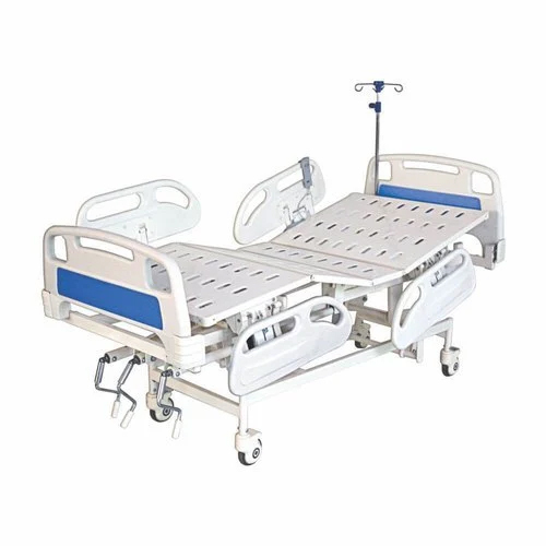 Mechanical Five Function Icu Bed - Color: White