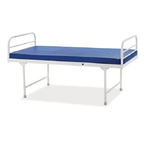 Hospital Attendant Bed - Color: White & Blue