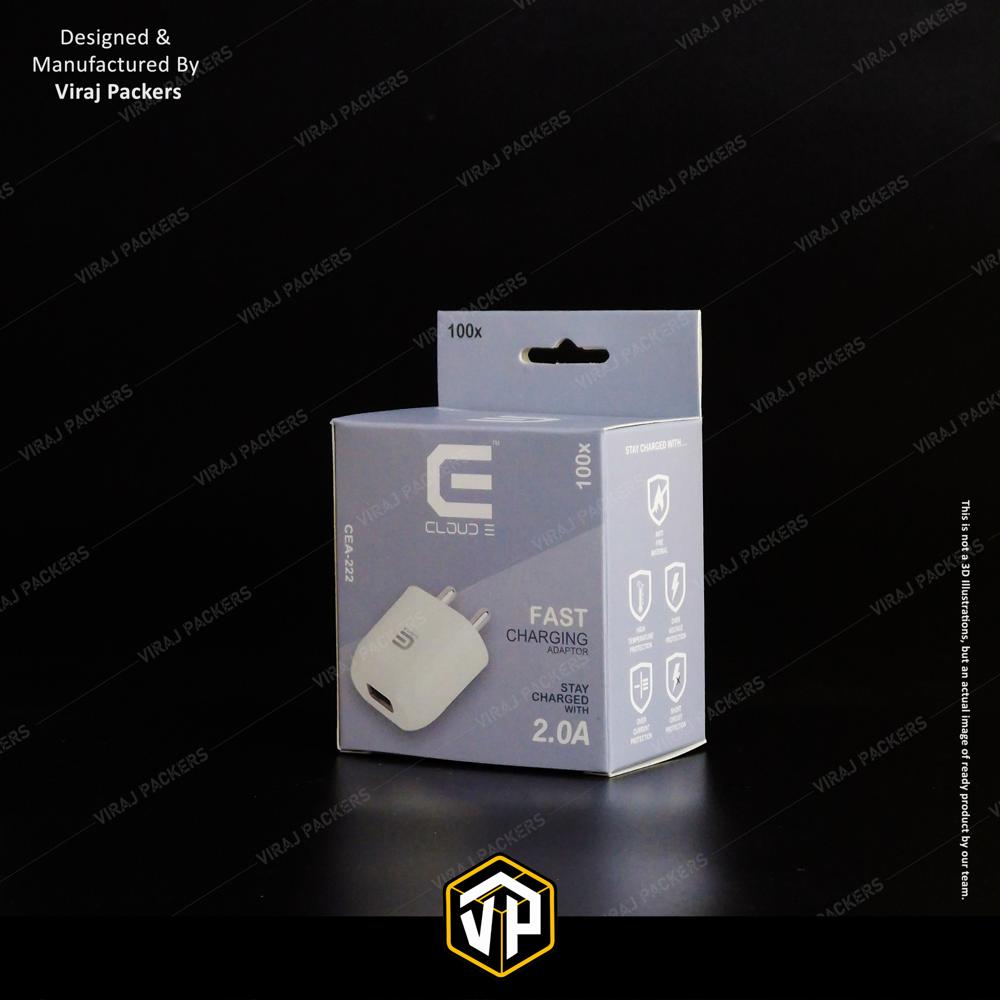 Customize Charger Box - Material: Kraft Paper