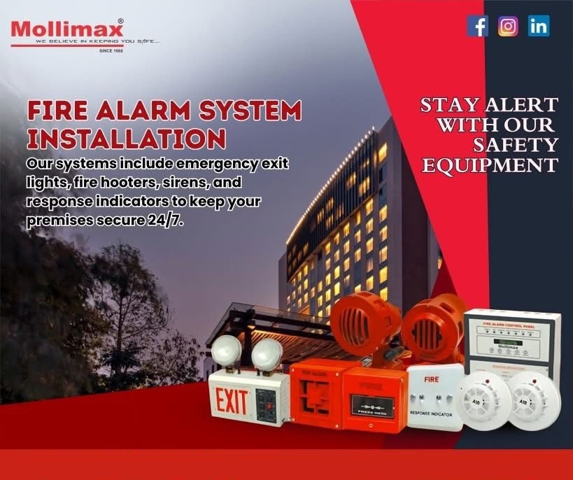 Smoke Detector - Stainless Steel, Up to 2 Years Warranty, Fire Fighting Application, Available in Various Colors, Includes Alarm