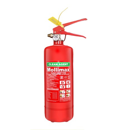 2Kg Clean Agent Stored Pressure Fire Extinguishers - Color: As Per Availability