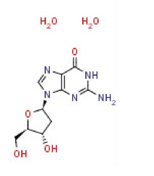 2-Amino-9-((2r,4s,5r)-4-hydroxy-5-(hydroxymethyl)tetrahydrofuran-2-yl)-1h-purin-6(9h)-one dihydrate