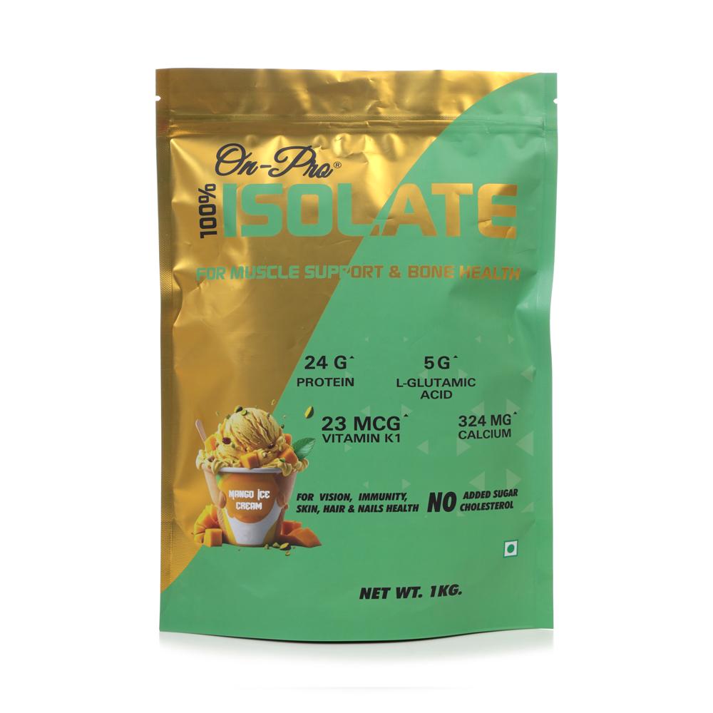 Iso Whey Protein - 100% Pure Whey Isolate Powder | High Protein, Low Carbs, Rapid Absorption, Enhances Muscle Growth And Recovery