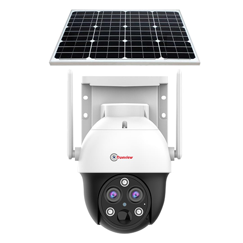 Trueview 4G Sim 3Mp Duel Lens Solar Camera - Application: Indoor