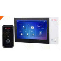 Cp-plus Ip Video Door Phone - Durable Plastic, Led Screen , Caller Id And Voice Mail Features