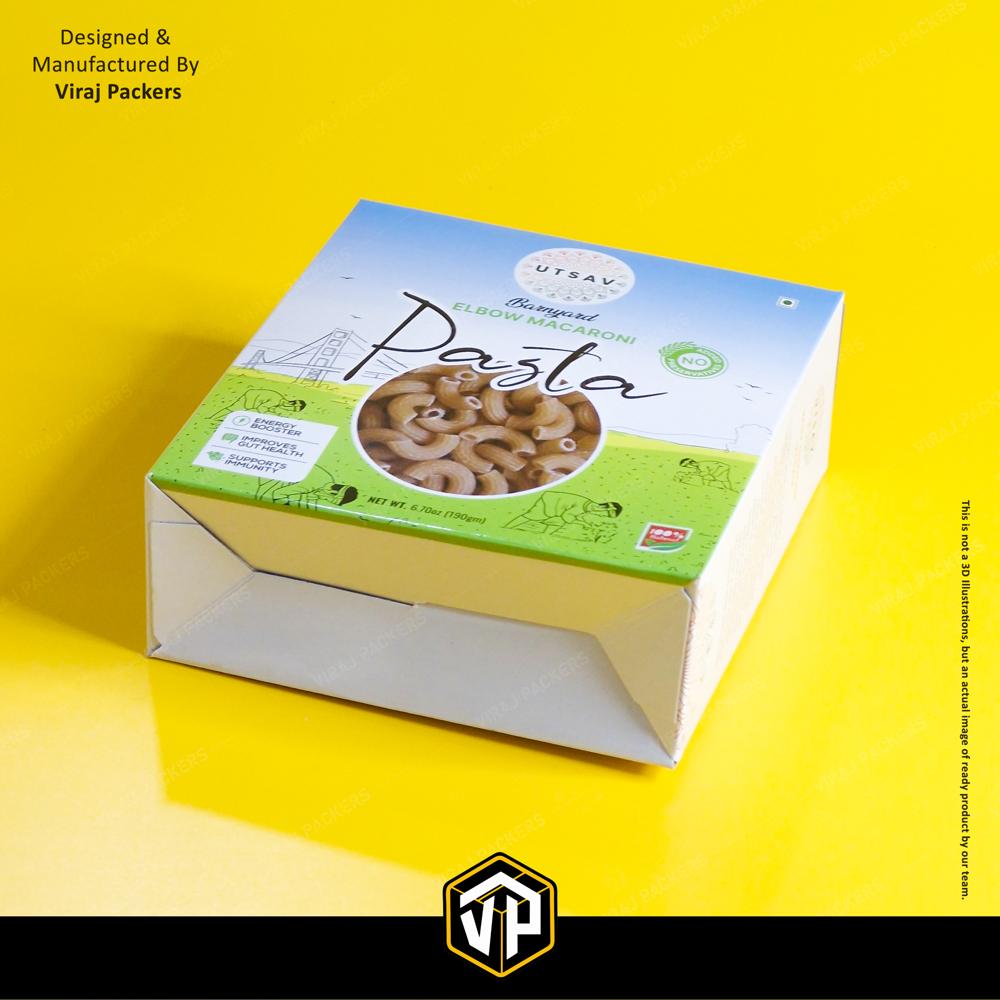 Pasta Packaging Boxes - Finishing: Glossy Lamination