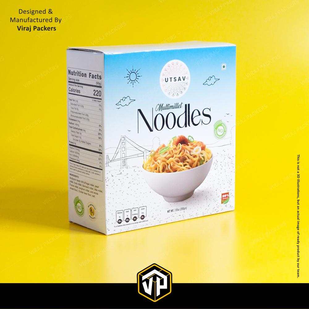 Pasta Packaging Boxes - Finishing: Glossy Lamination