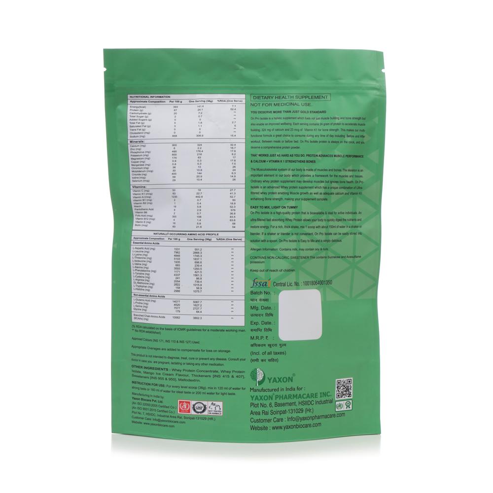 Iso Whey Protein - Dosage Form: Powder