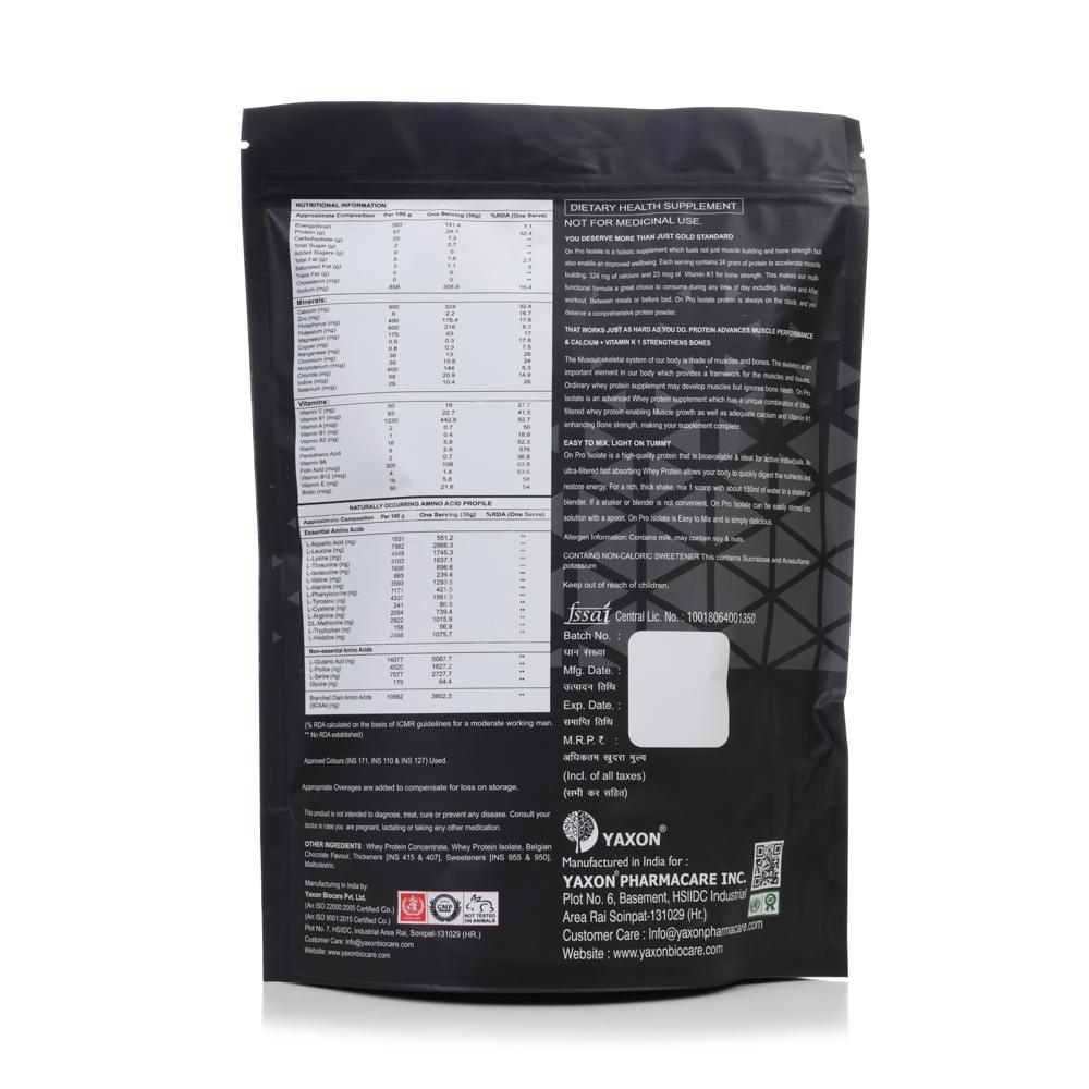 ISO WHEY PROTEIN BELGIAN CHOCOLATE