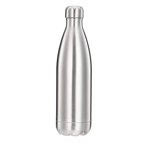 Stainless Steel Vacuum Insulated Double Wall Cola Shaped Water Bottle - Capacity: 1000 Ml Milliliter (Ml)