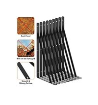 24 Pieces Heavy Duty Shelf Brackets 12 Inchx7.5 Inch Metal 90 Degree Triangle Wall Mount Angle L Shelves