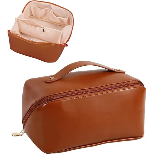 Leather Cosmetic Bag - Best For: Daily Use