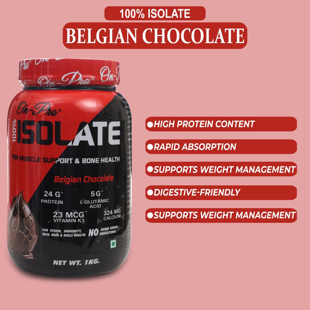 ISO WHEY  PROTEIN BELGIAN CHOCOLATE