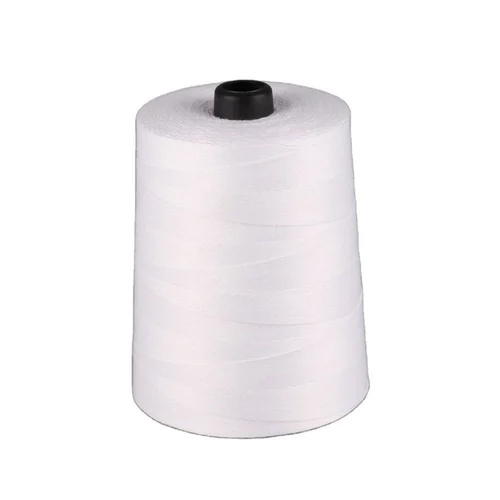 White Colored Polyester Bag Closing Thread