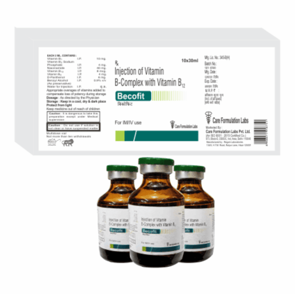 Injection of vitamin B complex  With Vitamin 12