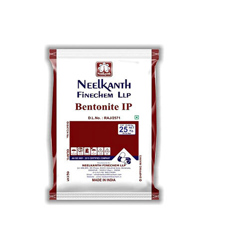 Bentonite Ip - Pharmaceutical-grade Off-white Powder | High Purity, Effective In Tablets, Capsules, And Suspensions