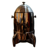 Stainless Steel Coffee Urn Golden Dispenser - Capacity: 6 Ltr