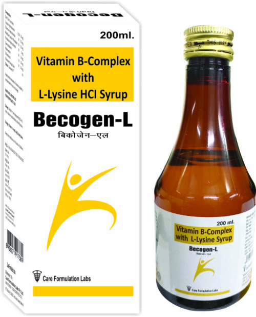 Vitamin B -Complex With L-Lysine Hcl Syrup - Drug Type: General Medicines