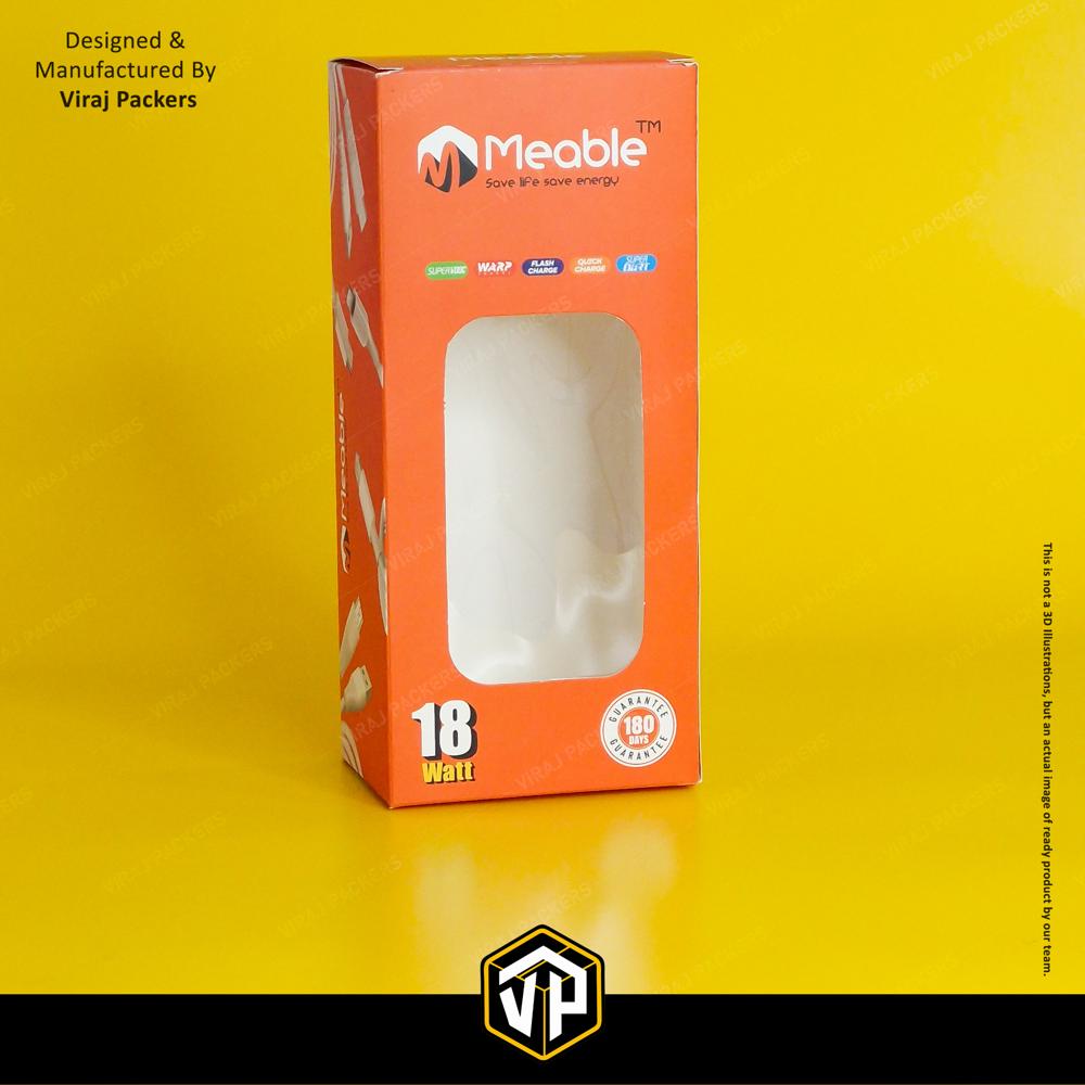 Customize Data Cable Packaging Boxes - Finishing: Glossy Lamination