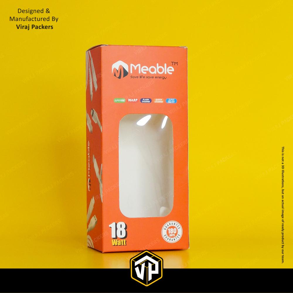 Customize Data Cable Packaging Boxes - Finishing: Glossy Lamination