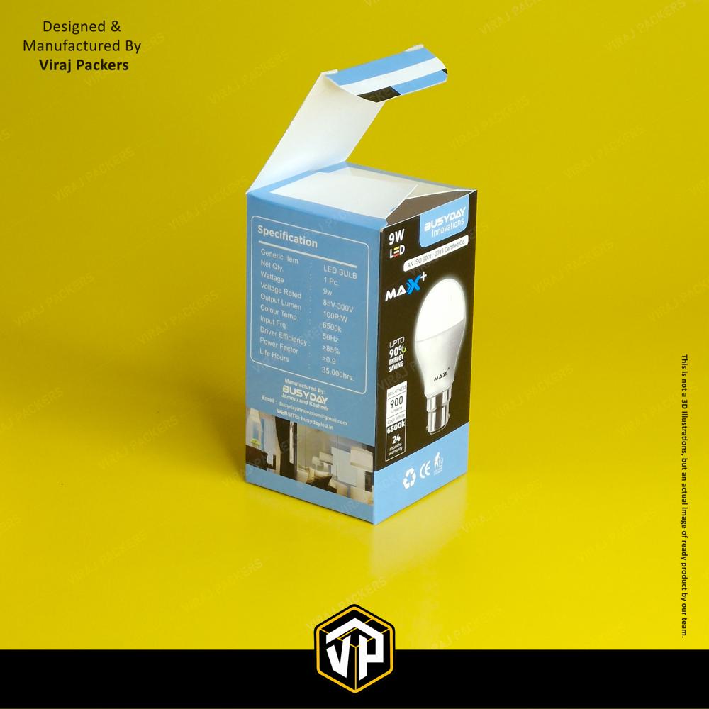 Led Bulb Packaging Boxes - Material: Paper