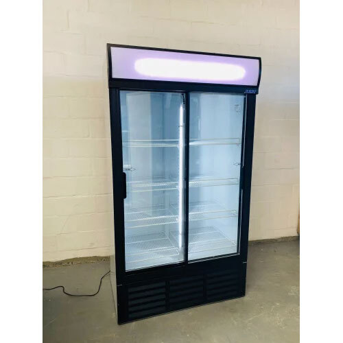 Double Door Cooler - Color: Black