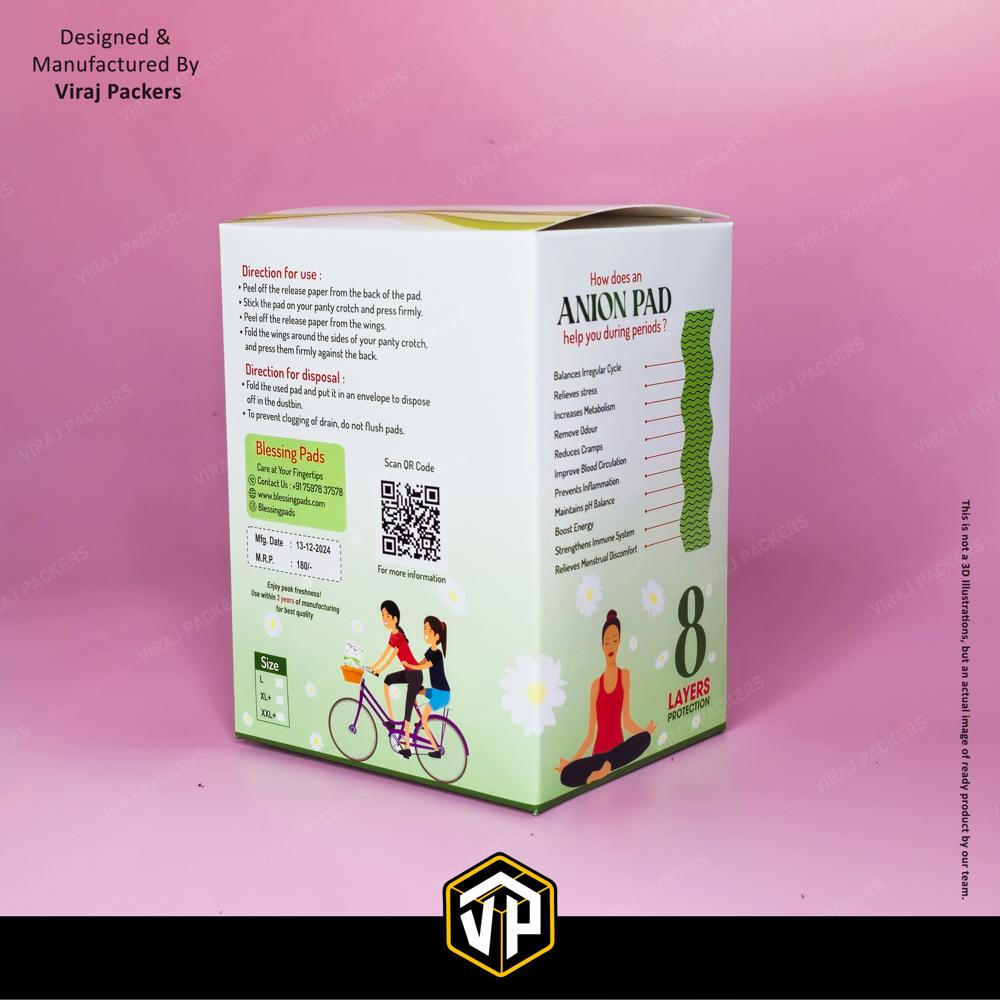 Pad Packaging Boxes - Color: White