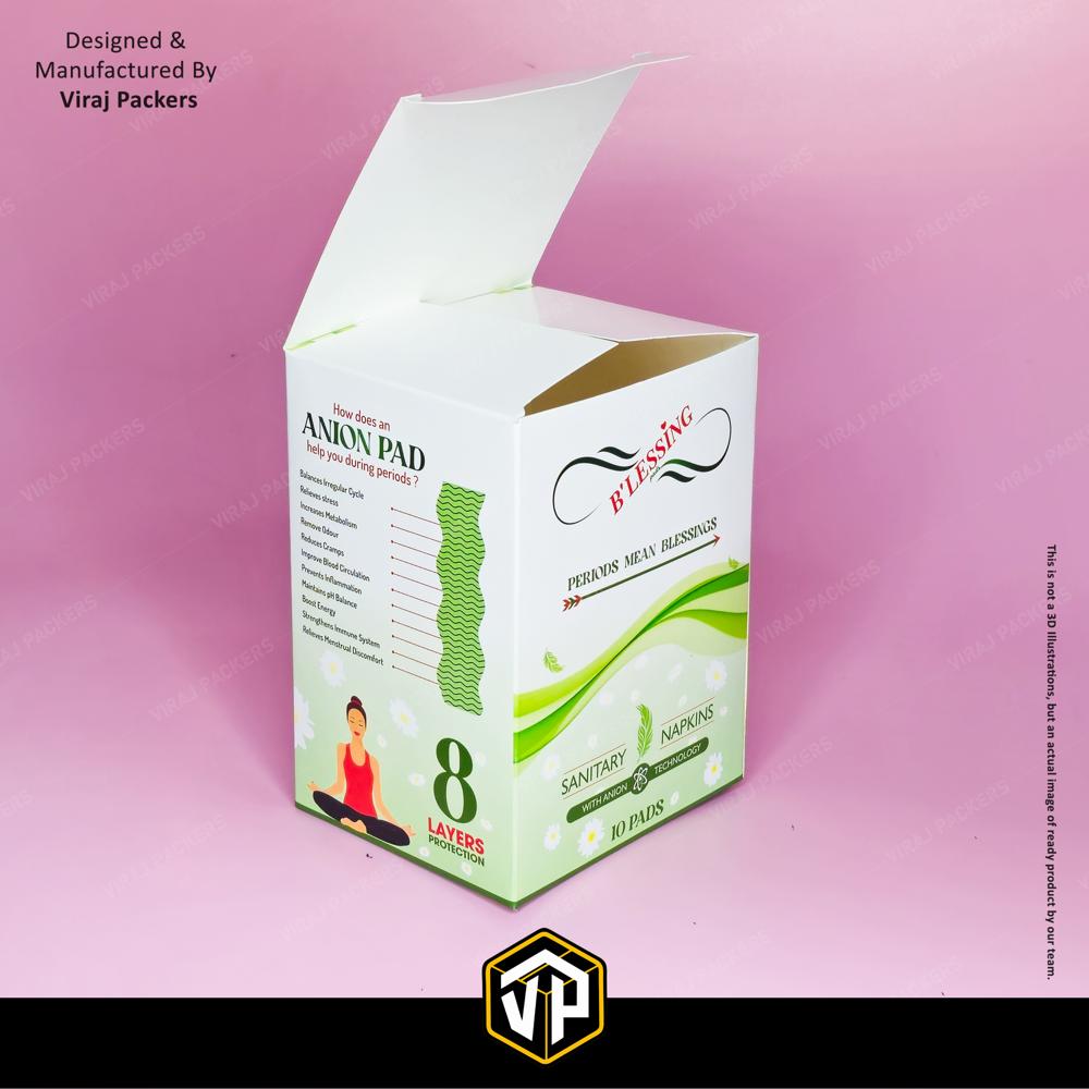 Pad Packaging Boxes - Color: White