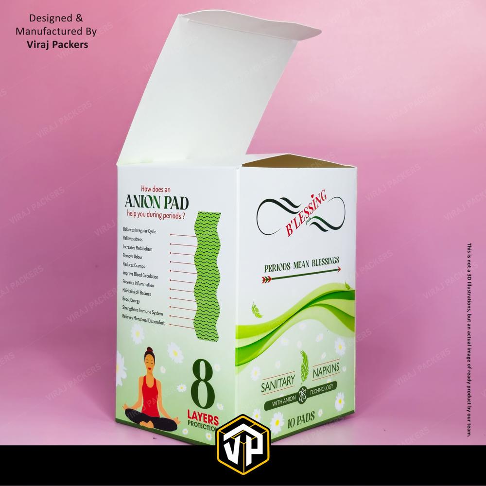 Pad Packaging Boxes - Color: White
