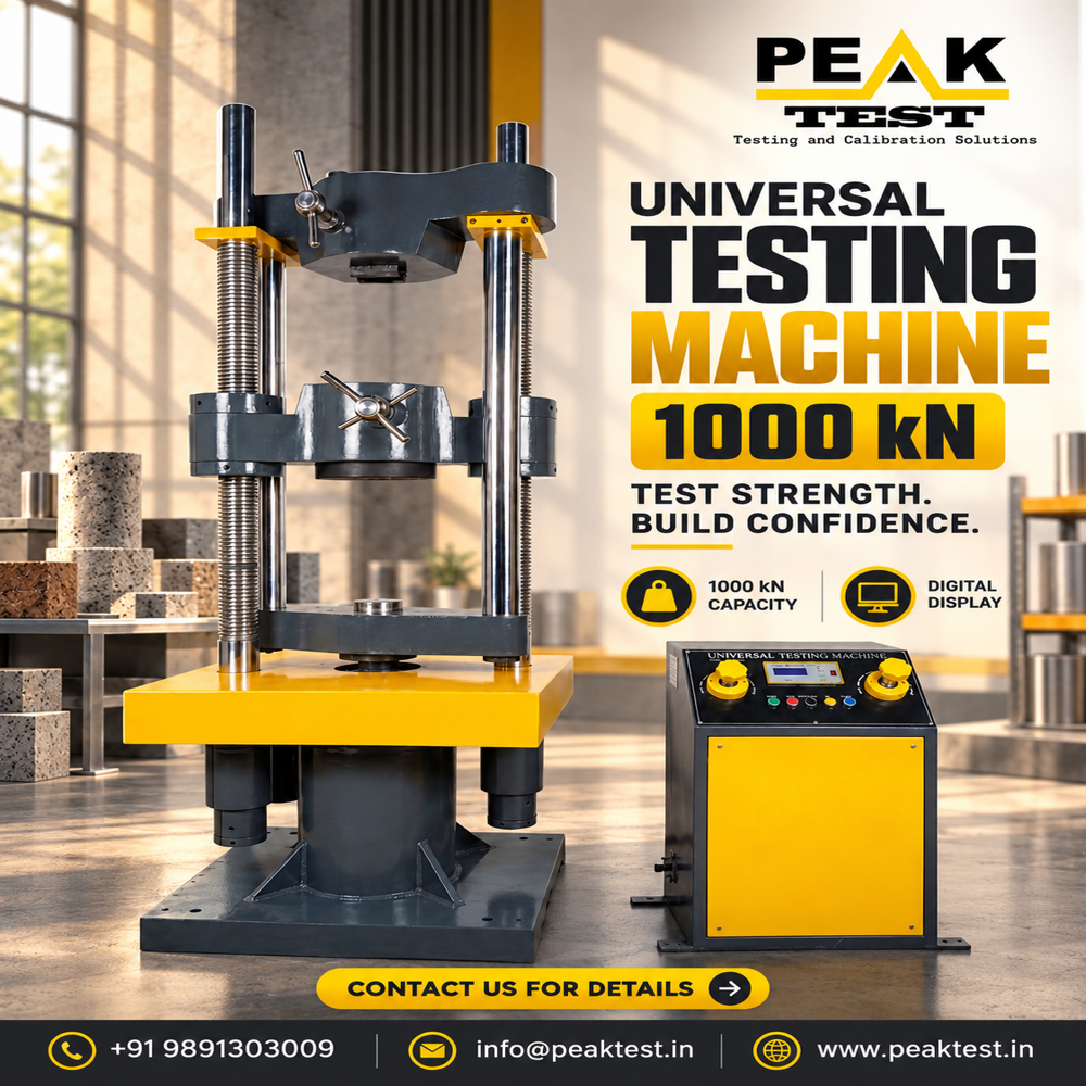 Industrial Universal Testing Machine - Color: Grey Yellow