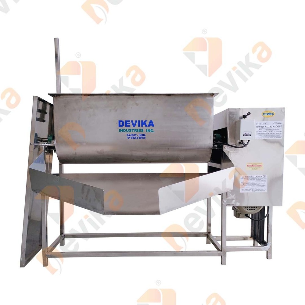 Ribbon Blendor Machine - Capacity: 15 To 2000 Kg/hr