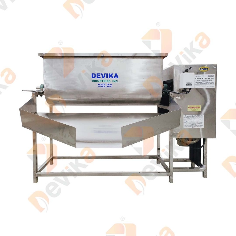 Ribbon Blendor Machine - Capacity: 15 To 2000 Kg/hr