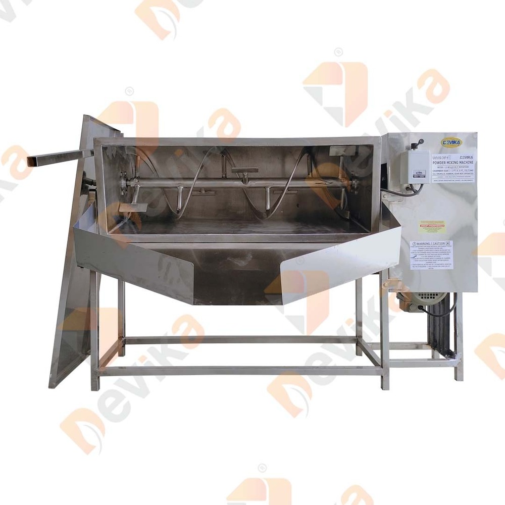 Ribbon Blendor Machine - Capacity: 15 To 2000 Kg/hr
