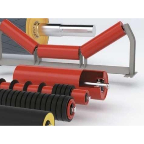 Asphalt Plant Roller - Color: Red