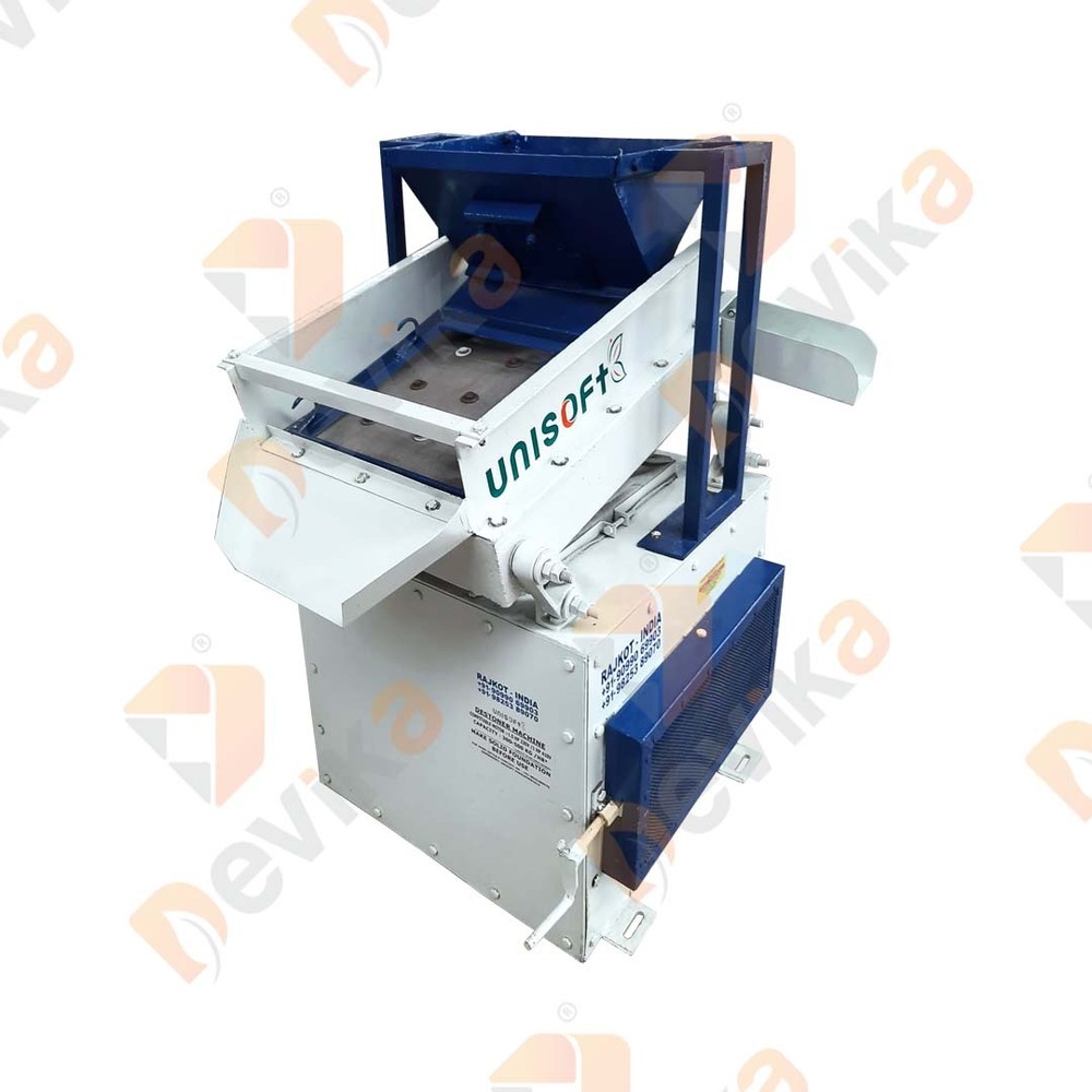 Rice Destoner - Metal, 500-2000 Kg/hr Capacity, Perrot Color | Electric Start, Belt Drive, Weight Separation For Grains, Seeds, And Pulses