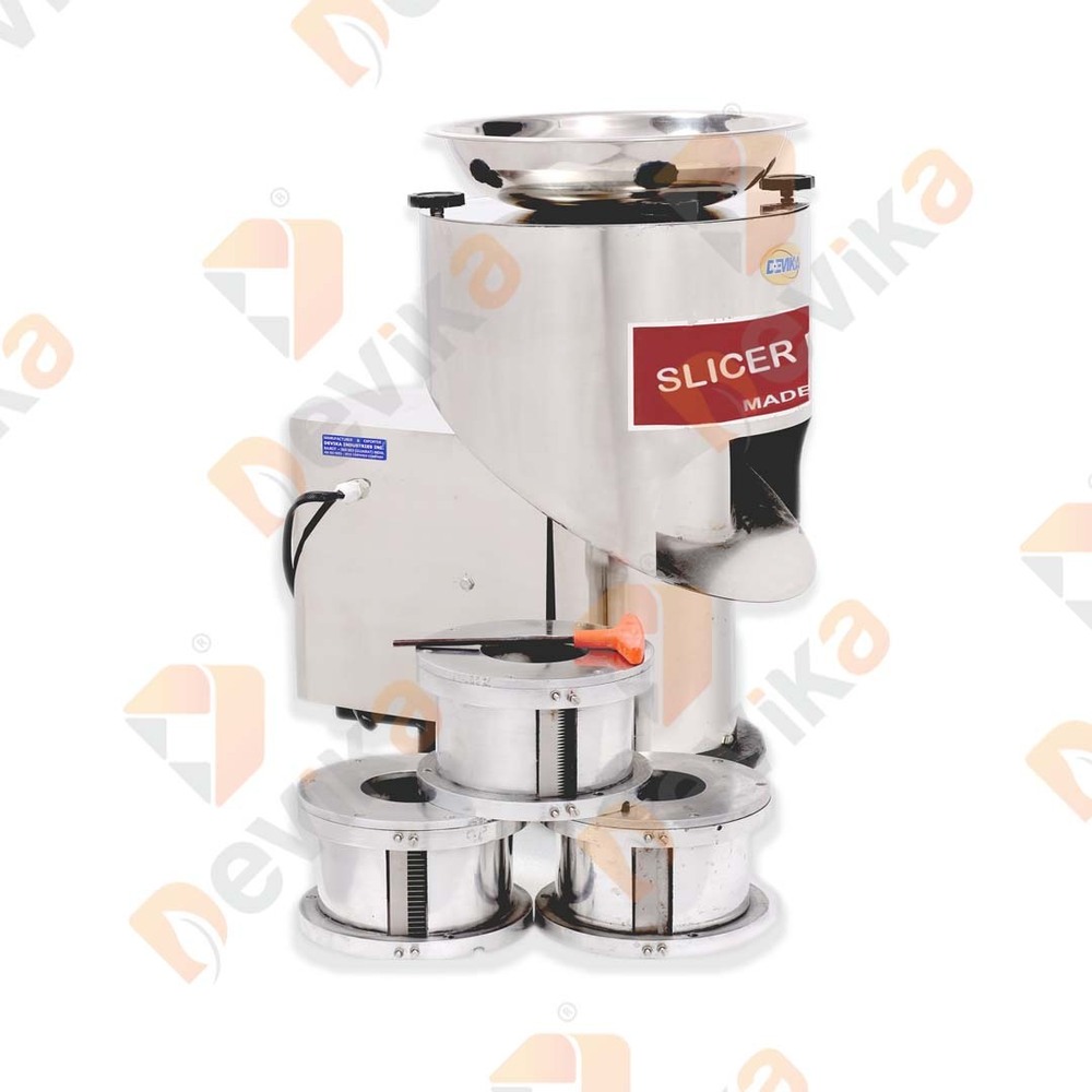 Potato Slicer Machine - Stainless Steel, 200 Kg/hr Capacity | Automatic, Corrosion-resistant, Easy To Move With Wheels