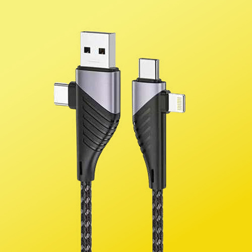 L Shape 4 In 1 Pd Cable - Body Material: Pvc