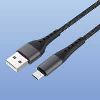 USB To Dash Type C 5 Core Braided Wire Cable